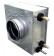 Circular duct water heaters-coolers DHCW