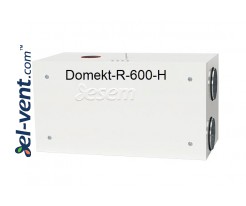 Приточно-вытяжная установка с ротационным теплообменником Domekt-R-600-H, 584 м³/ч
