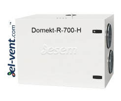 Приточно-вытяжная установка с ротационным теплообменником Domekt-R-700-H, 675 м³/ч