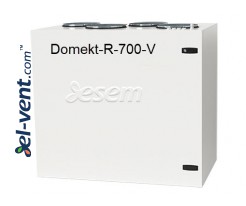 Rotary heat and energy recovery unit Domekt-R-700-V, 764 m³/h