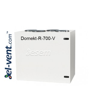 Rotary heat and energy recovery unit Domekt-R-700-V, 764 m³/h