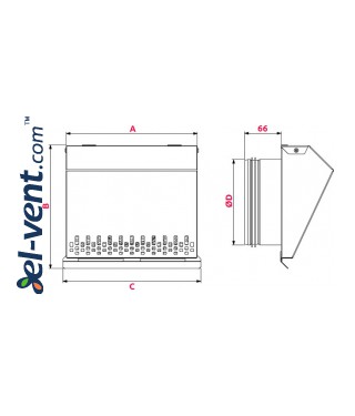DECO VCSM inox - чертеж DECO VCSM inox - чертеж