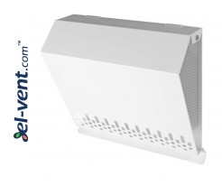 Decorative outdoor vents made of galvanised steel DECO VCSM white, for air supply