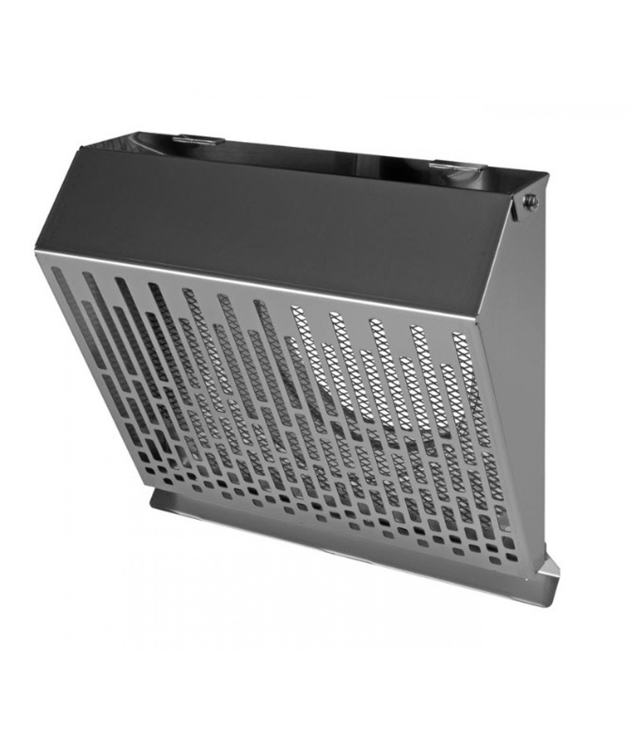 Dekoratyvinės lauko ventiliacijos grotelės iš nerūdijančio plieno DECO VWSM inox, oro išmetimui Dekoratyvinės lauko ventiliacijos grotelės iš nerūdijančio plieno DECO VWSM inox, oro išmetimui