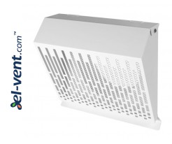 Decorative outdoor vents made of galvanised steel DECO VWSM white, for air exhaust