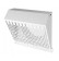 Decorative outdoor vents made of galvanised steel DECO VWSM white, for air exhaust