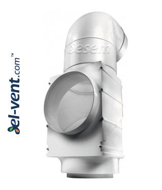 Ventilation module with back draft stopper Awentis