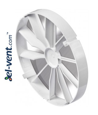 Backdraft damper for bathroom fan ZZ100, Ø100 mm Backdraft damper for bathroom fan ZZ100, Ø100 mm