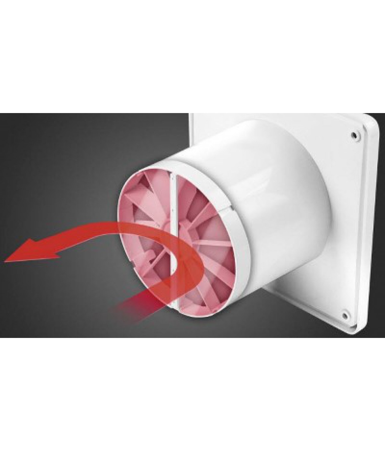 ZZ - обратные клапаны для вентиляторов для ванной - вентилятор выключен