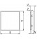 Interior panel for ceramic tile PI100 - INSIDE, drawing