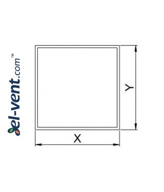 Interior panel for ceramic tile PI125 - INSIDE, drawing No.1 Interior panel for ceramic tile PI125 - INSIDE, drawing No.1