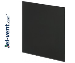 Interjerinis dangtelis PTGB100M - TRAX GLASS black matte