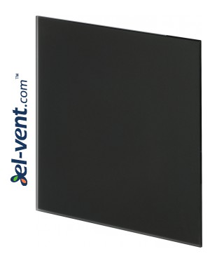Interjerinis dangtelis PTGB125M - TRAX GLASS black matte