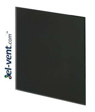 Fan panel PTGB100/125M - black matte glass