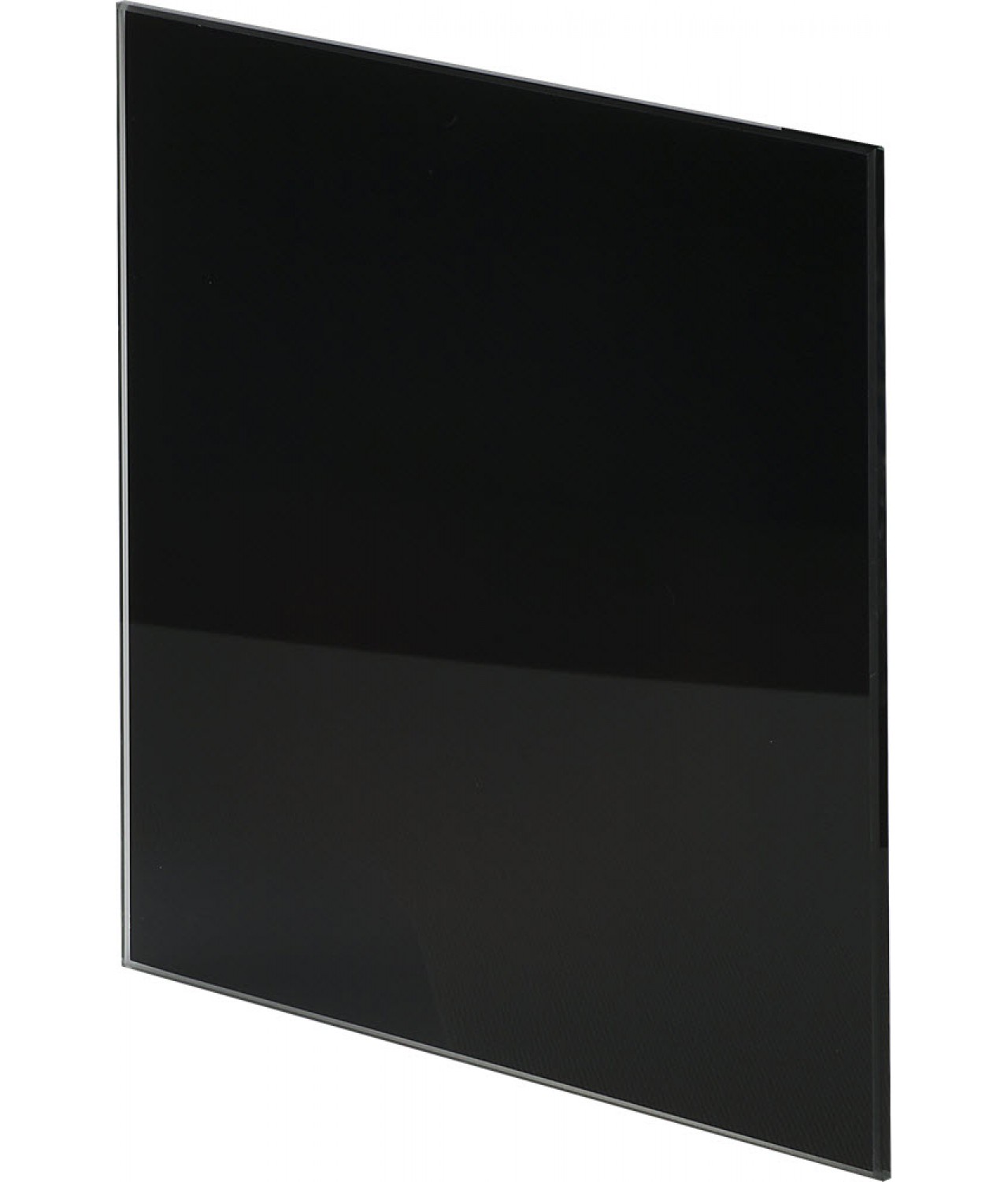 Dangtelis ventiliatoriui PTGB100/125P - juodas poliruotas stiklas