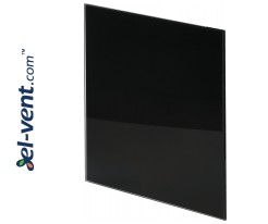 Interjerinis dangtelis PTGB100P - TRAX GLASS black glossy