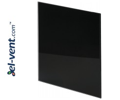 Interjerinis dangtelis PTGB125P - TRAX GLASS black glossy