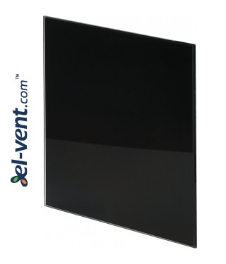 Fan panel PTGB100/125P - black polished glass