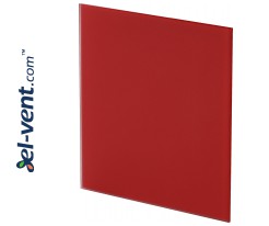 Interjerinis dangtelis PTGR125M - TRAX GLASS red matte