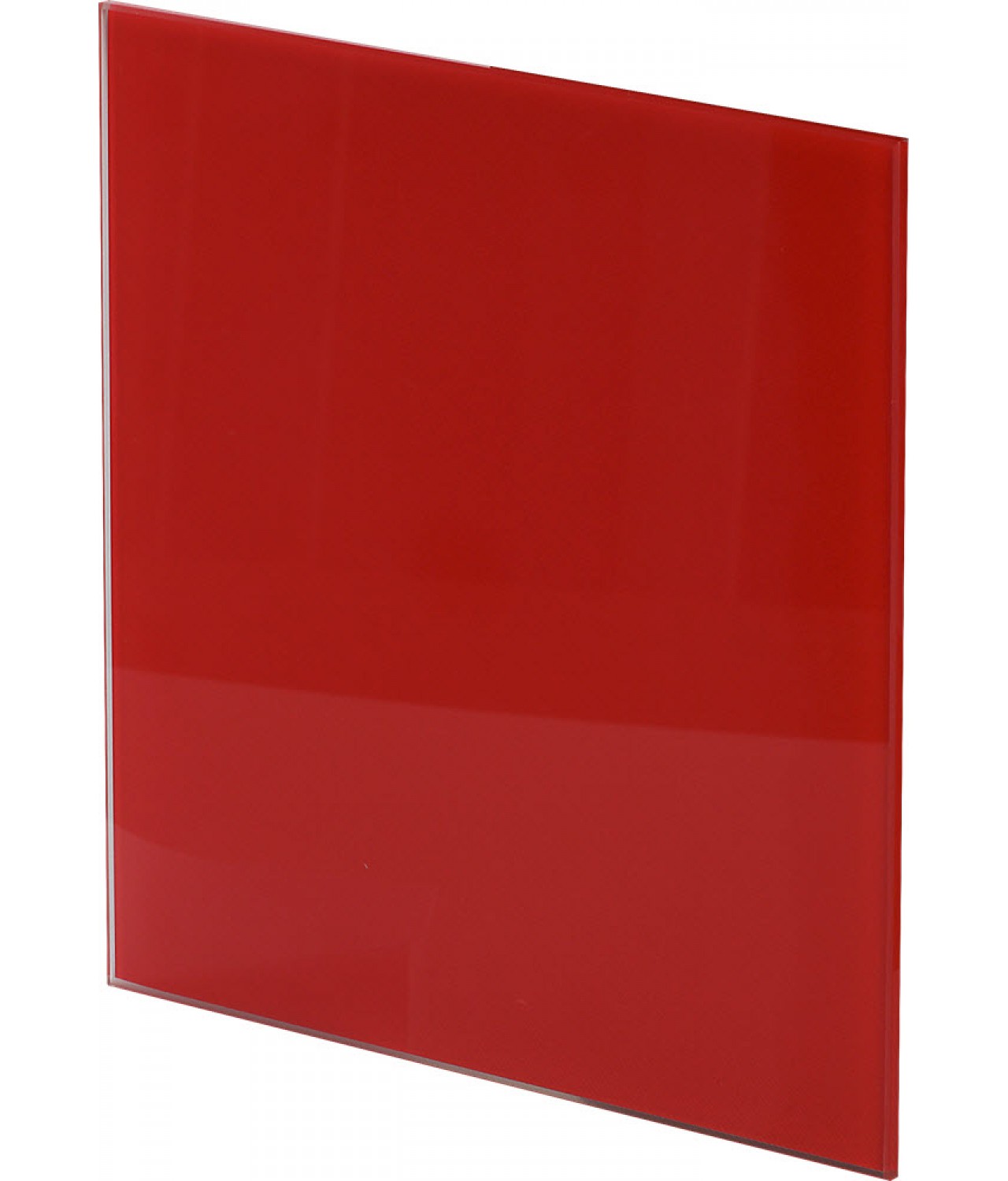 Fan panel PTGR125P - red polished glass