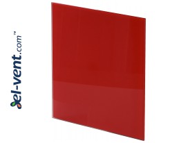 Interior panel PTGR100P - TRAX GLASS red glossy