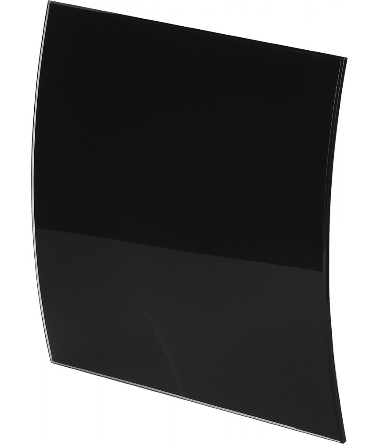 Dangtelis ventiliatoriui PEGB100P - juodas poliruotas stiklas