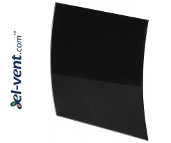 Interior panel PEGB100P - ESCUDO GLASS black glossy