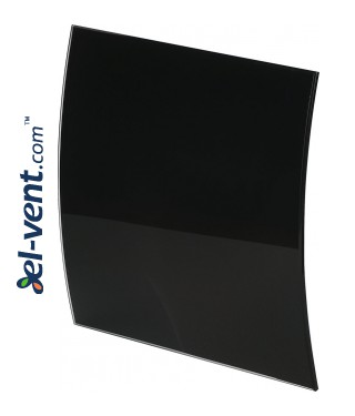 Dangtelis ventiliatoriui PEGB100P - juodas poliruotas stiklas