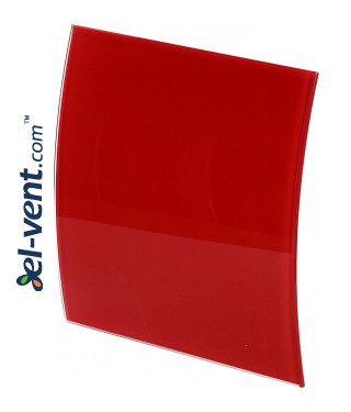 Fan panel PEGR100P - red polished glass