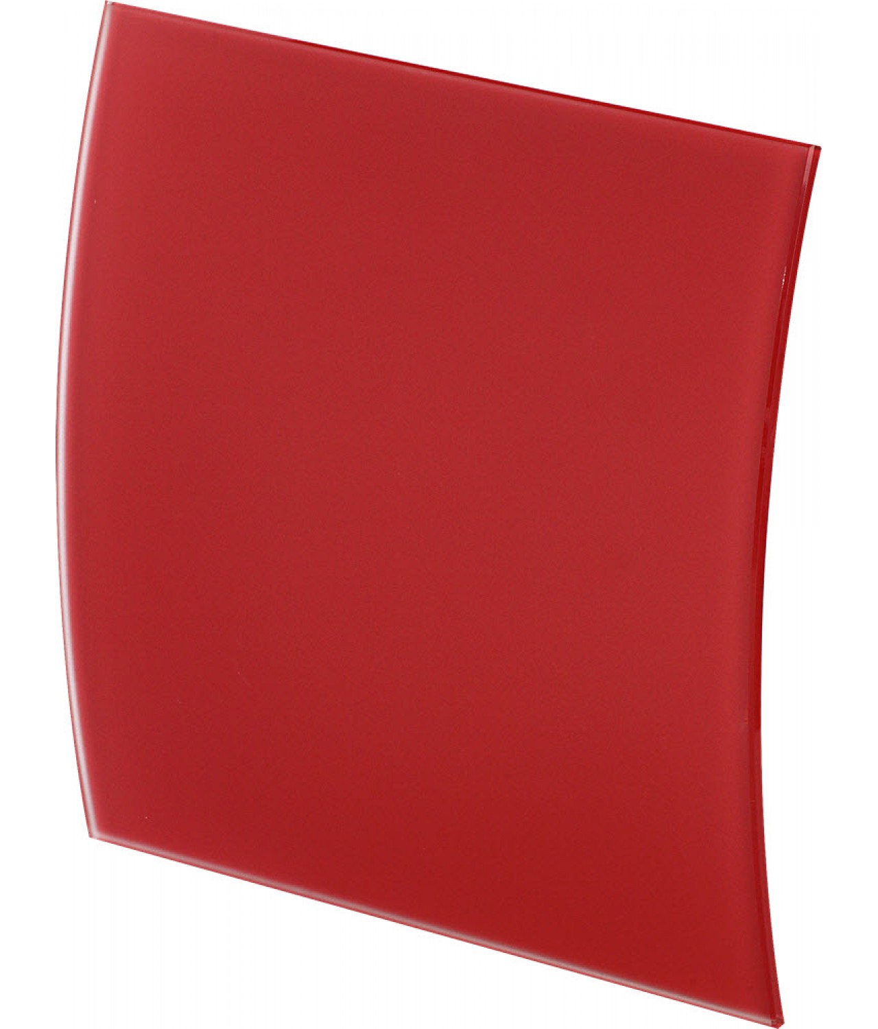Dangtelis ventiliatoriui PEGR100M - raudonas matinis stiklas