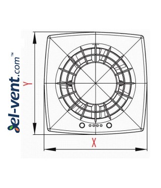 Drawing No.1 VEGA100CTR, Ø100 mm Drawing No.1 VEGA100CTR, Ø100 mm