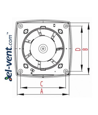 Drawing No.3 VEGA100CTR, Ø100 mm Drawing No.3 VEGA100CTR, Ø100 mm
