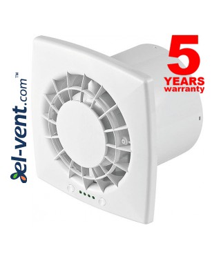 Silent fan with a very low noise level, timer, speed controller and ball bearings VEGA100CTR, Ø100 mm Silent fan with a very low noise level, timer, speed controller and ball bearings VEGA100CTR, Ø100 mm