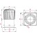 Cylinder rotating chimney cowl NOP150, Ø150 mm - drawing