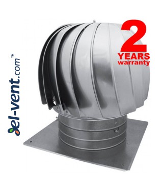 Rotating chimney cowls from stainless steel, with ball bearings TURBO-N