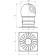 Rotating chimney cowls TURBO-N - drawing