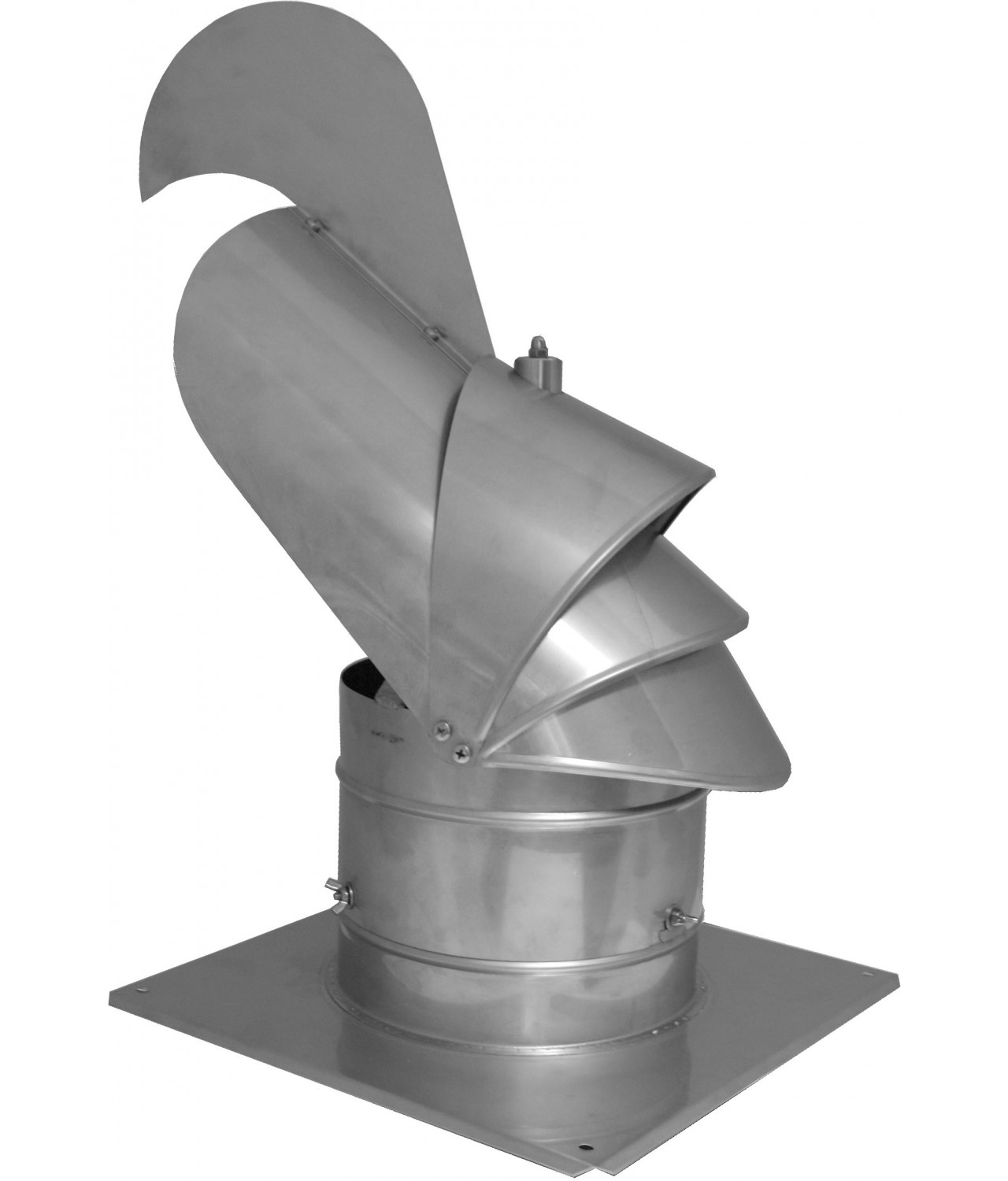 Dragon chimney cowls with ball bearings