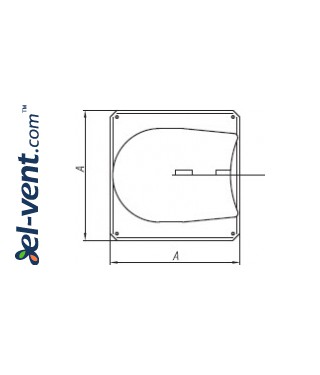 Rooster chimney cowls with ball bearings - drawing No.2