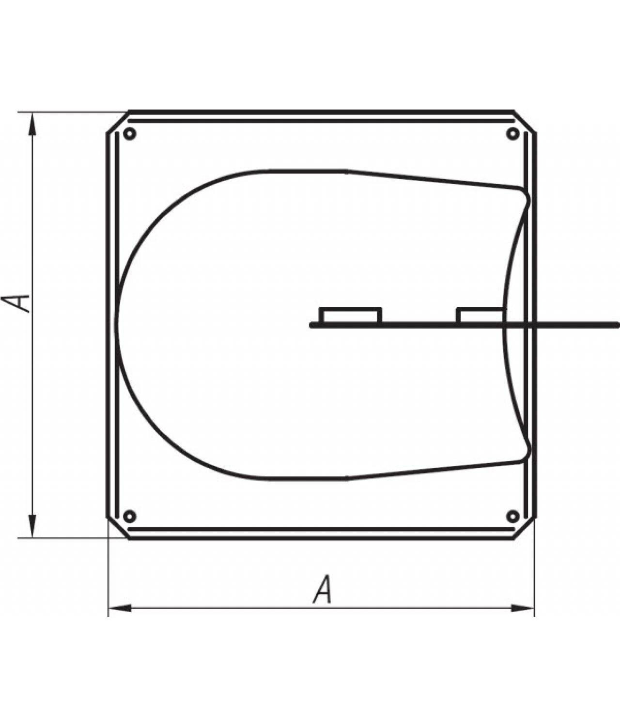 Flipper chimney cowls with ball bearings - drawing No.2