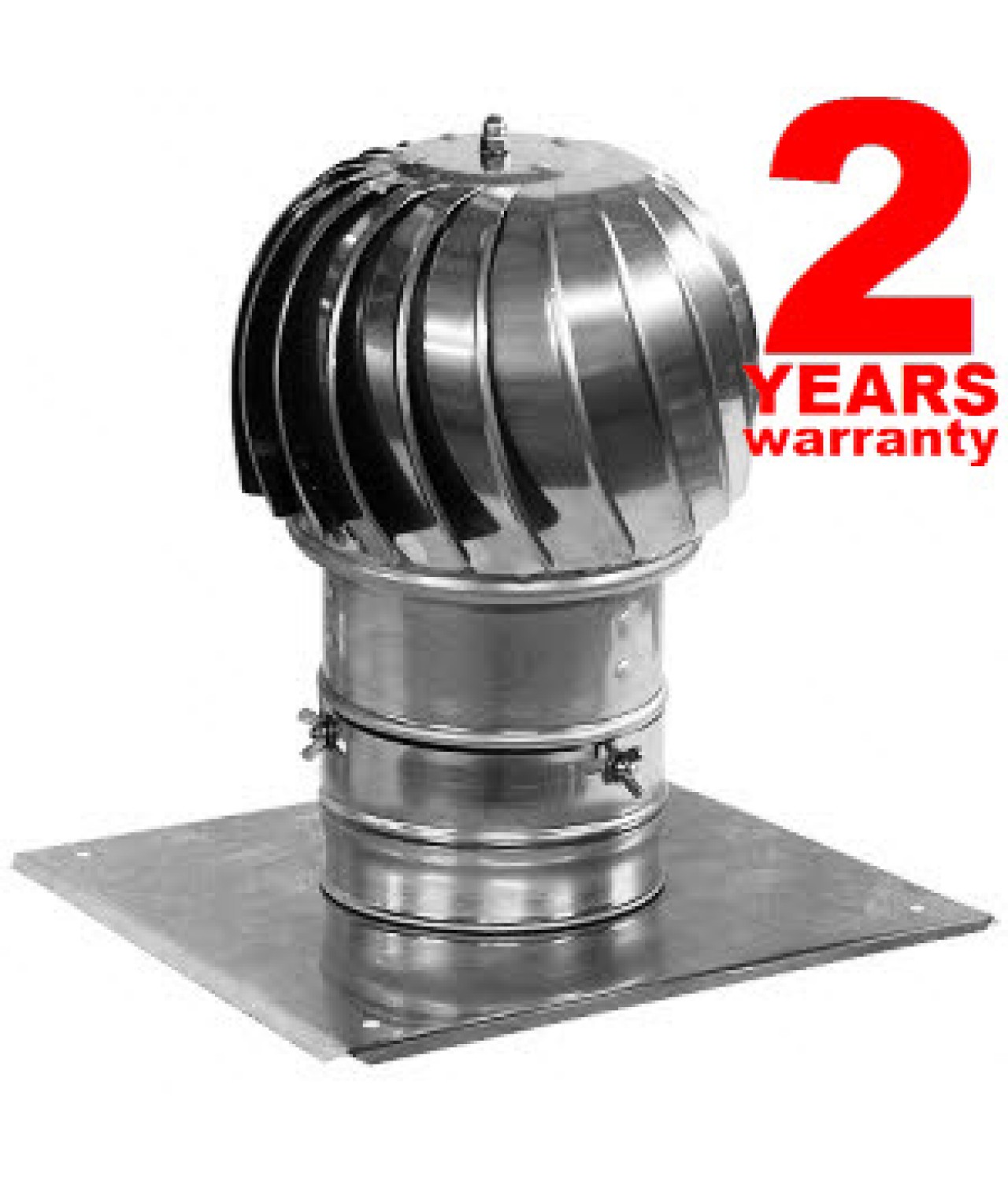 Rotating chimney cowls with ball bearings, aluminum MINI-TURBO-AL