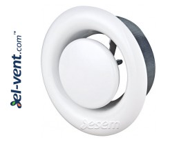 Metal air diffusers for ventilation