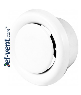 Ceiling diffuser PP160PVC, Ø160 mm Ceiling diffuser PP160PVC, Ø160 mm