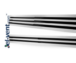 Linear slot air diffusers for ventilation