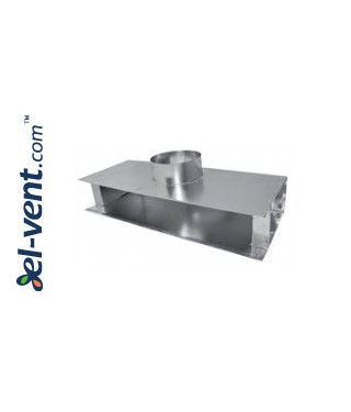 Plenum boxes for linear slotted diffusers PLDD