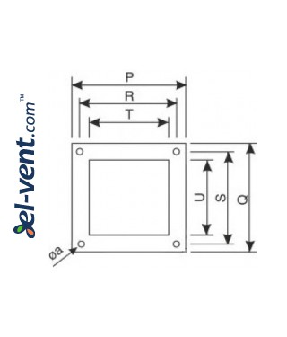 Silenced centrifugal fans CS ≤9500 m³/h - drawing No.3 Silenced centrifugal fans CS ≤9500 m³/h - drawing No.3