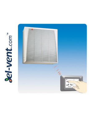 Window fan with automatic shutter SMART Wi-Fi - management Window fan with automatic shutter SMART Wi-Fi - management