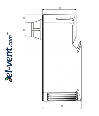 Drawing No.2 Tempero100, Ø100 mm Drawing No.2 Tempero100, Ø100 mm
