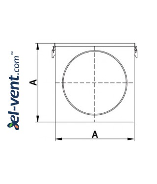 Air filter box OFD - drawing