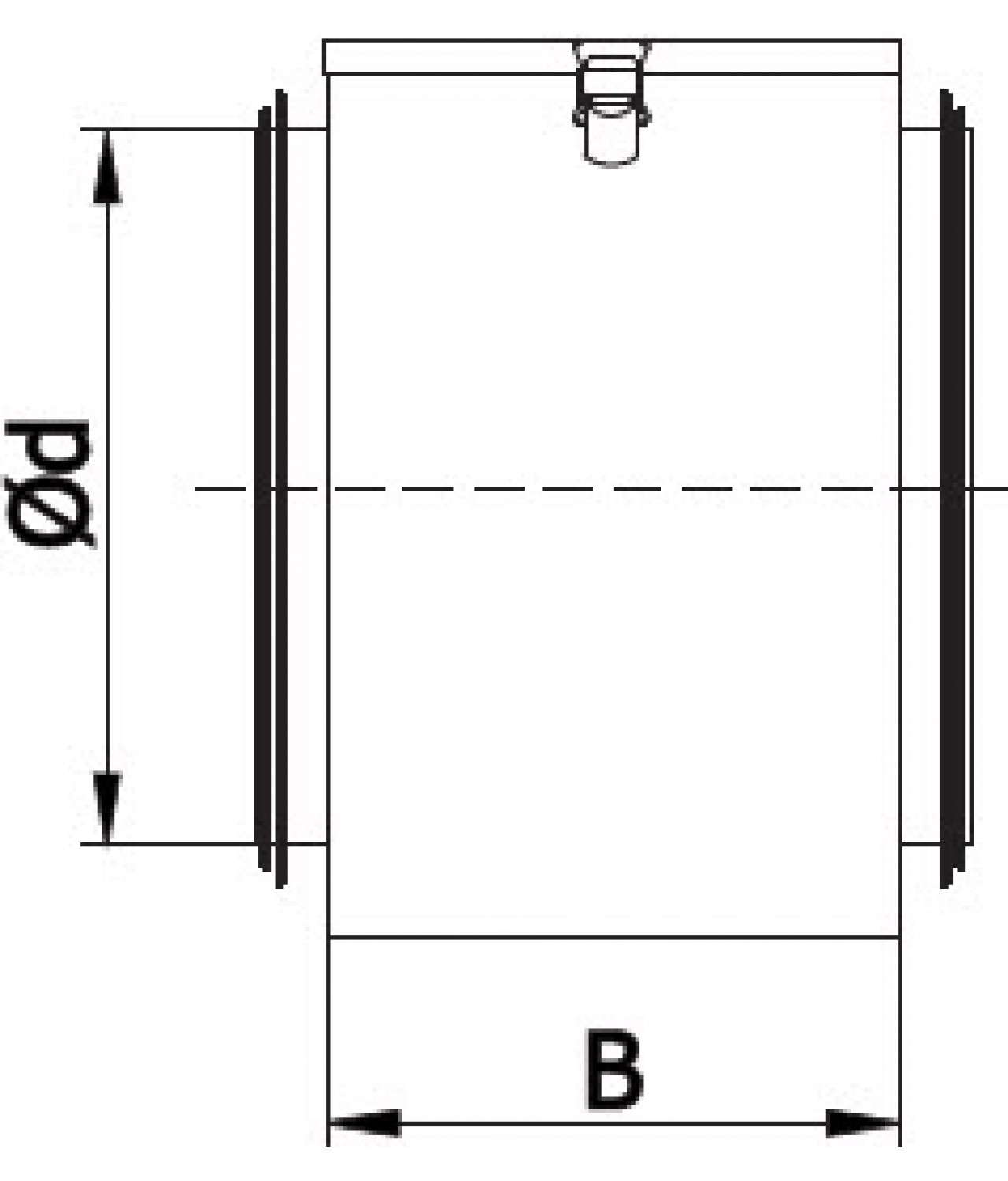 Коробка для воздушного фильтра OFD - чертеж 2