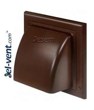 Exhaust vent cover - brown